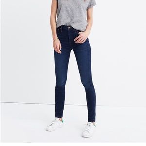 NWT Madewell tall 10" high-rise skinny jeans